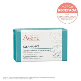 Avene Cleanance Barra Limpiadora Facial, Ácido Salicílico Piel Acneica 100g