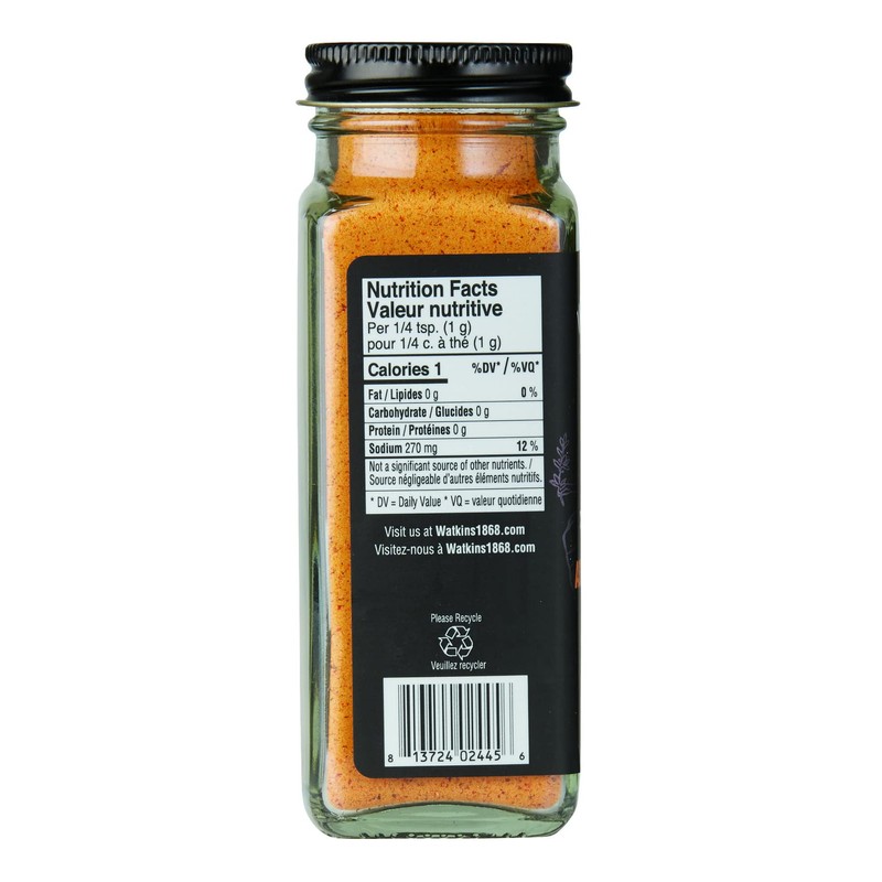 Watkins Gourmet Organic Spice Jar, Seasonings with Salt, Non-GMO, Kosher,