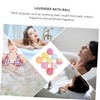 Healeved Essential Oil Dry Flower Bath Salt Balls 9 Pack