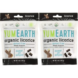 YumEarth Organic Licorice Black 5 Oz 142 G - Pack of 2