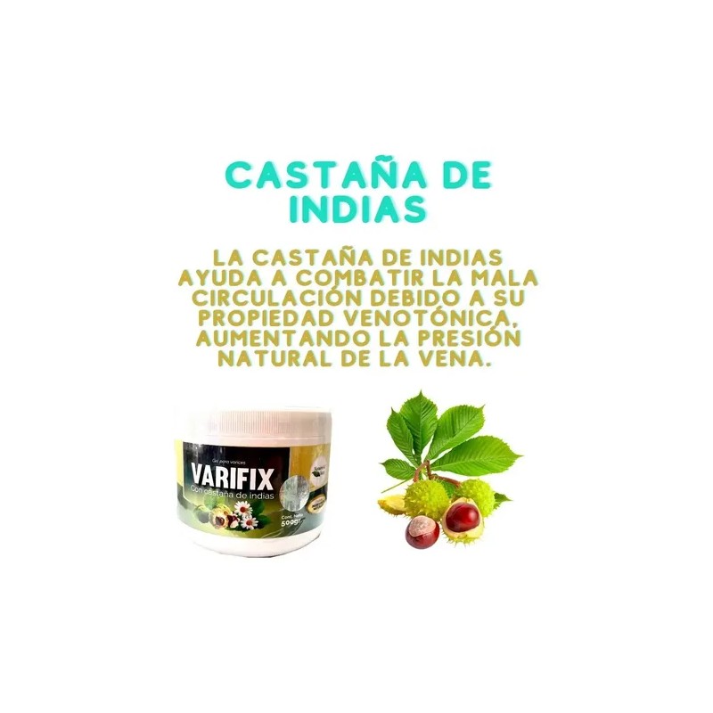 Gel Para Varices Con Romero, Árnica, Castaña De Indias.