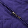 Bienzoe Women Quilted Casual Vest: Lightweight Sleeveless Jacket Purple L