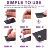 Swpeet Remaches de doble tapa para manualidades de piel (N5)