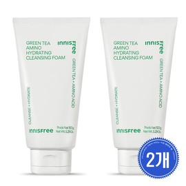 Innisfree 이니스프리 그린티 아미노 수분 클렌징폼 리뉴 2개 Innisfree Green Tea Amino Moisture Cleansing Foam Renew 2 Pieces