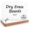 Scribbledo Set of 5 Small White Board Dry Erase Boards