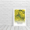 GroundDesigns TORQUAY UNITED FC Football Gift PLAINMOOR Stadium Art Map