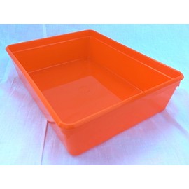 Instrument tray – 19cm x 14cm x 5.5cm. polypropylene (Orange)