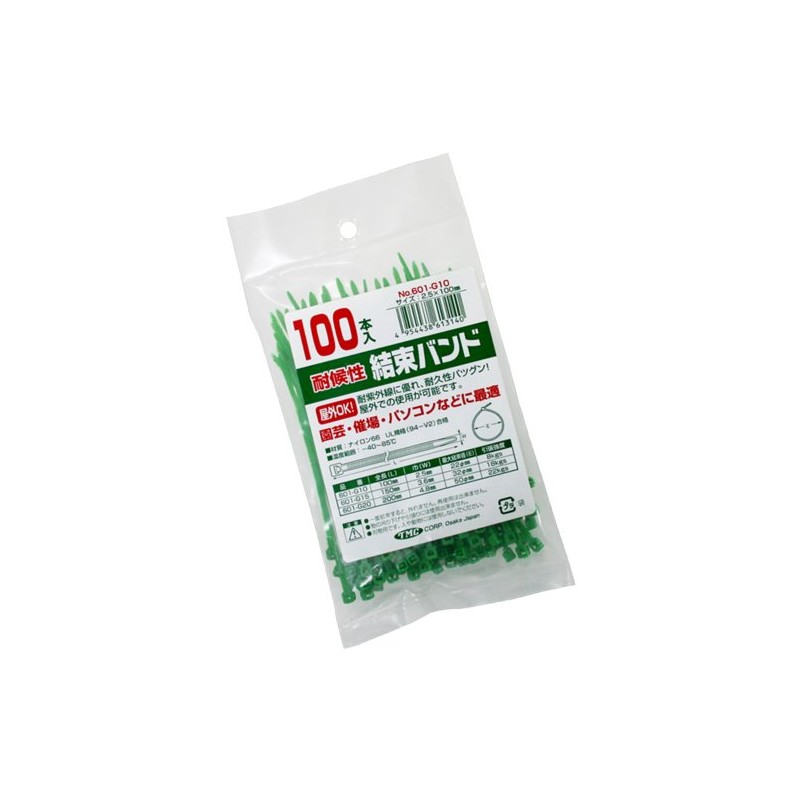 TMC Cable Ties Green 601 – G10