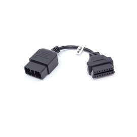 vhbw OBD2 Adapter Cable for OBD Diagnostic Tool Compatible with All Subaru Models - with 9 Pin Connector