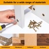 M3 M3.5 M4 Wood Screws Set, 380 Pieces Self-Tapping Screws