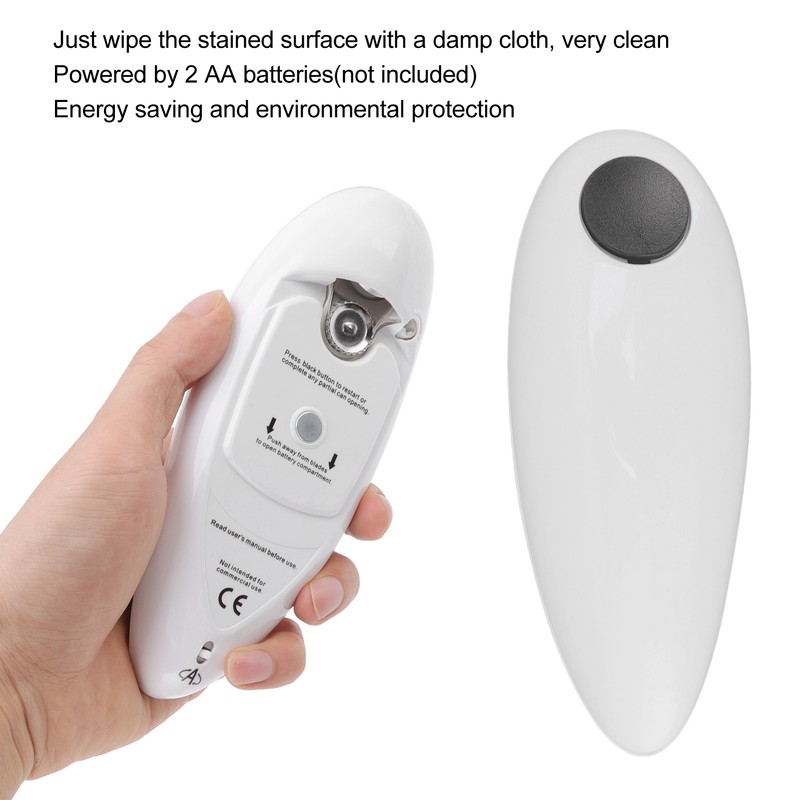 Electric Can Opener Kitchen Light Weight Can Opener for Cooks