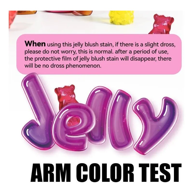 Rubor En Gel Jelly 4 Tonos Coral