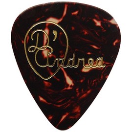 D'Andrea RG351, 0.96HV Celluloid Guitar Picks, 72-Piece Shell, 0.96mm, Heavy
