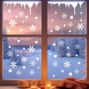 Mirabuy 4 Sheet Snowflake Icicle Window Clings for Winter Christmas