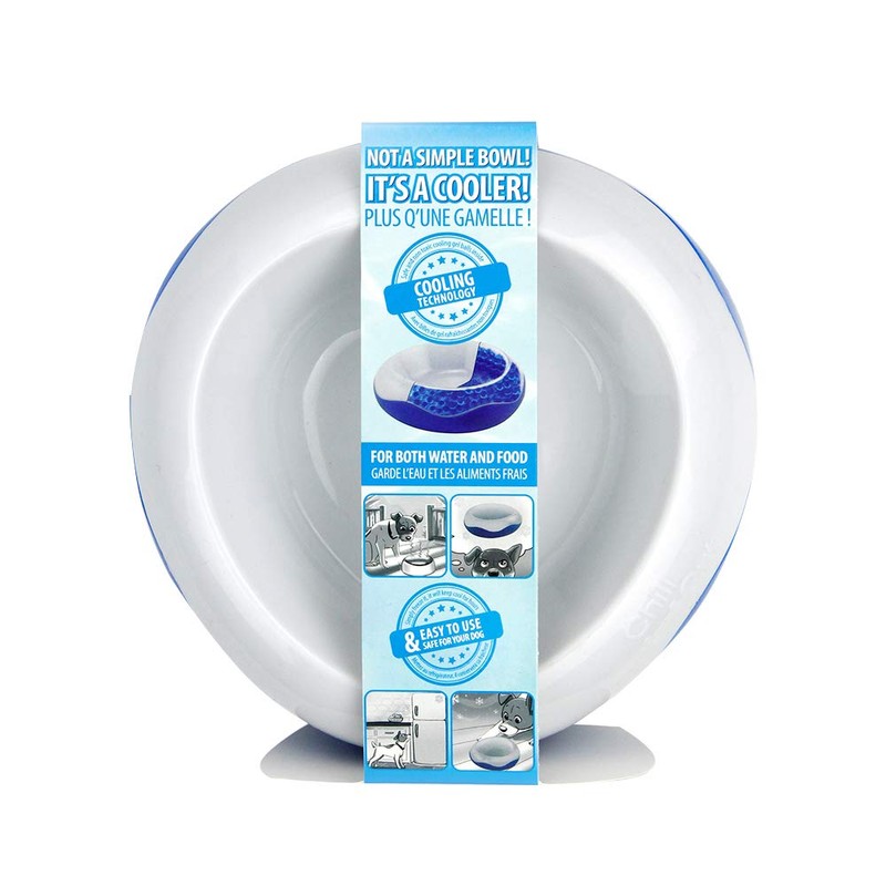 All For Paws Chill Out Cooler Food Bowl, Large, 7.45