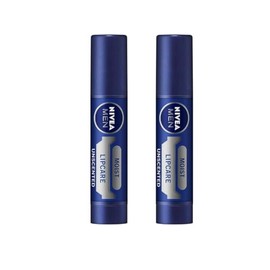 【まとめ買い】Nivea Men Lip Balm Unscented 3.5g x 2 pieces