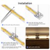 SEZO 10Pcs 2PIN 8mm LED Connectors Kit Transparent Solderless Strip