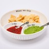 Mud Pie Circa Chip And Dip Bowl Set, White dish