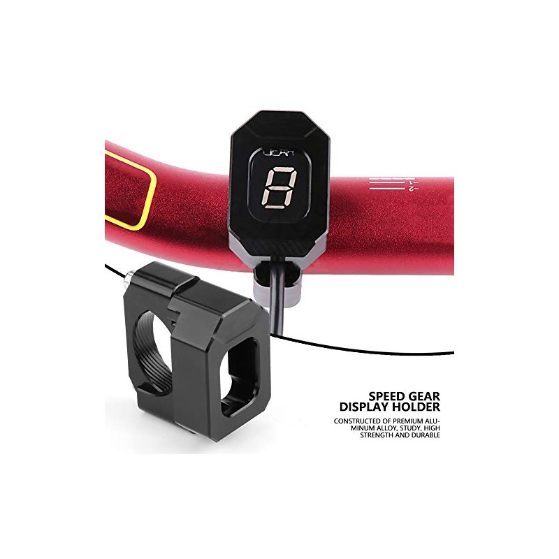 aqxreight Speed Gear Display Indicator Holder Mount, Universal Motorcycle Speed