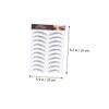 BIUDECO Eyebrow Transfer Stickers Lasting Artificial Eyebrows Kit for Sparse