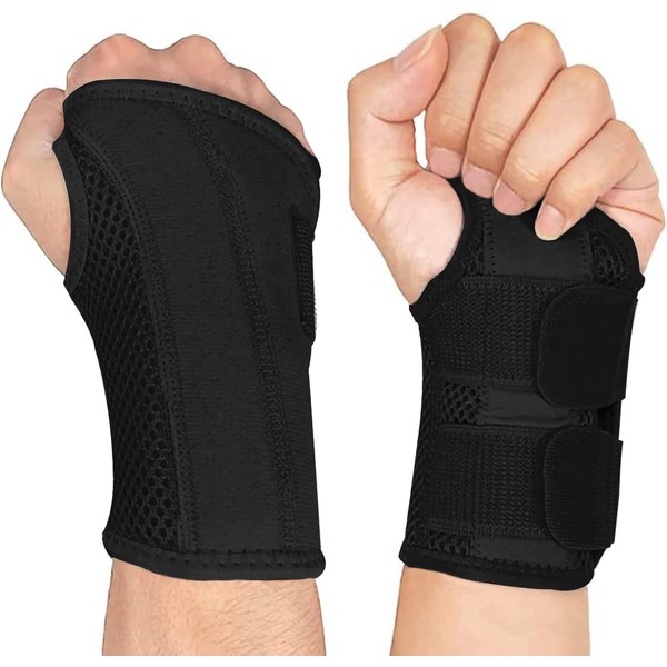 2Pack Muñequeras de Soporte,Muñequera Deportivas,Ajustable Transpirable Neopreno Ayuda y Talla