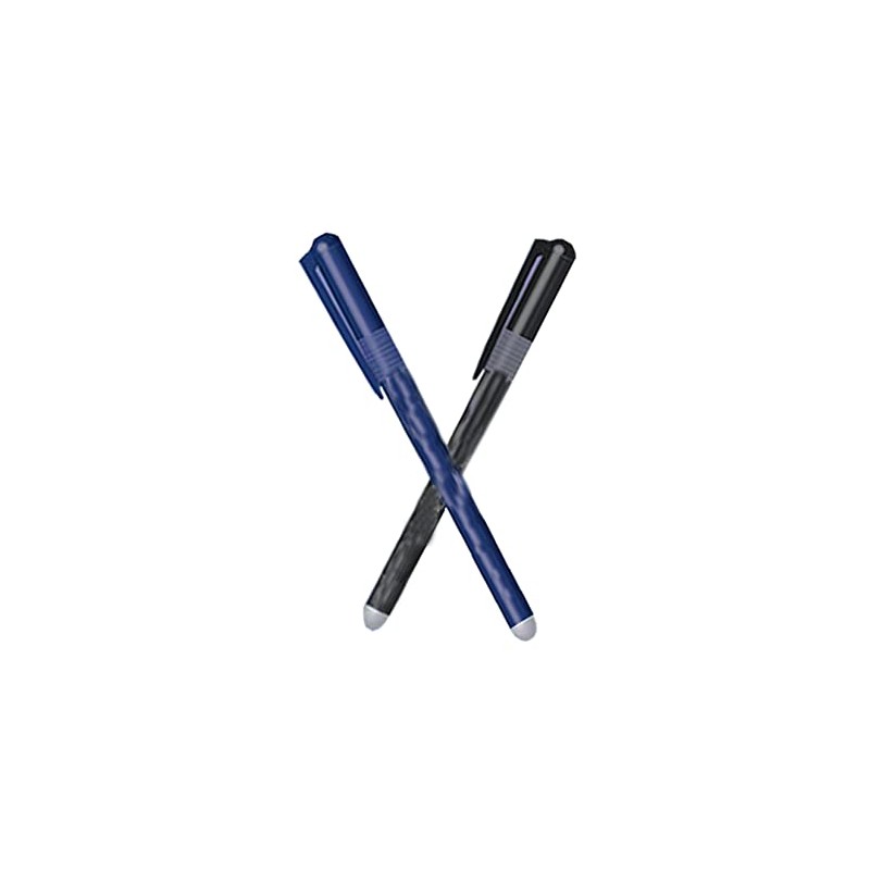 Vsorce4u 2 x Black & Blue Erasable Gel Ink Pens
