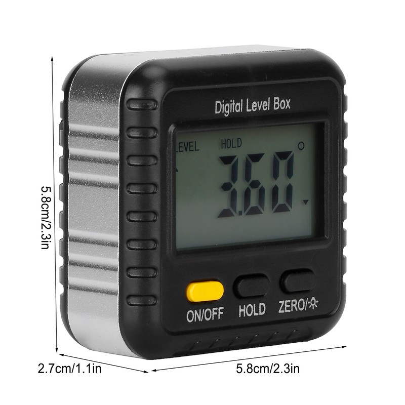 Digital Inclinometer Mini 360 Degree Angle Finder Protractor Carpentry Woodworking