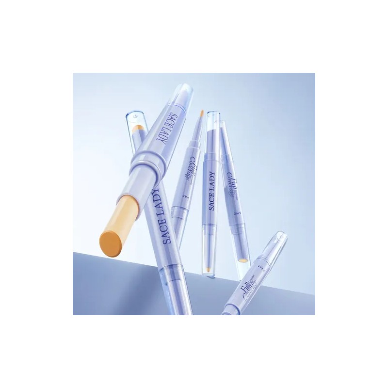 Sace Lady Corrector En Lápiz 2 En1 Alta Cobertura Waterproof