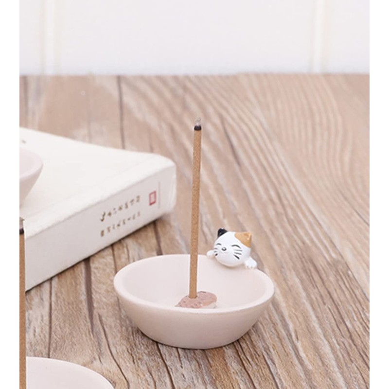 Fujitoya Cat Dog 2-Piece Mini Incense Holder Incense Holder Incense