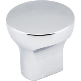 Elements 239PC Brenton Collection 1 Inch Diameter Round Cabinet Knob, Polished Chrome Finish
