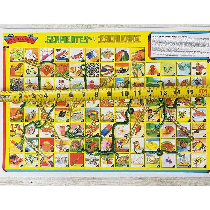 Don Clemente 2x Juegos De DON Clemente Serpientes Y Escaleras