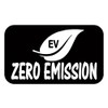 Zero Emission sticker Decal TP 943 8" ev electric vehicle