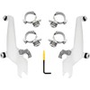 Memphis Shades Trigger-Lock Mounting Kit (Polished/Sportshields) Compatible with 16 Indian