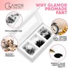 GLAMOREYELASH 750 Promade Fans Loose Mix, Natural Eyelashes Extensions 3D-16D,