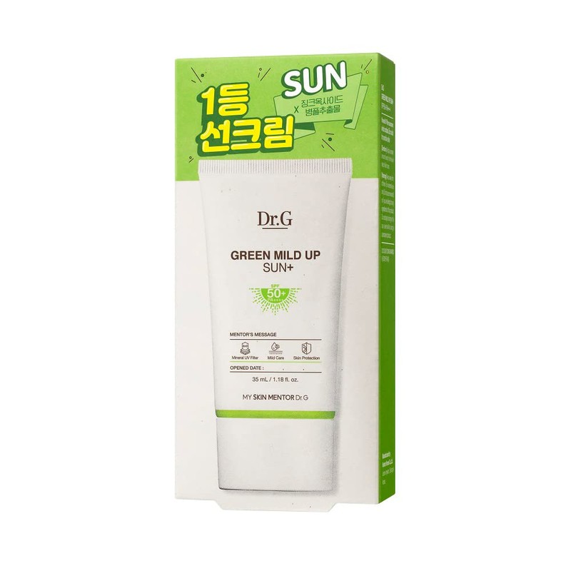 Dr. G SPF 50+ Green Mild Sun Cream, 1.3 fl