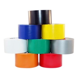 GGR Supplies T.R.U. EL-766AW Color General Purpose Electrical Tape 66' (L) UL/CSA Listed core. Utility Vinyl Synthetic Rubber Electrical Tape (3 in. x 66 ft. (Pack of 8), Rainbow)