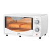 COMFEE' Countertop Oven, Small Toaster Oven Combo 4 slice, Mini