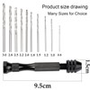 XPOOP 11 Pcs Hand Drills, Professional Mini Hand Drill Kits,