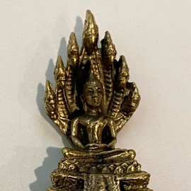 VIE Miniature Brass Hindu Figurine, 90, Multicolor, One Size