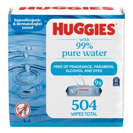 Huggies Toallitas Para Bebés 99% De Agua Pura, Sin Perfume,