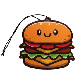 VmG-Store 2er Set Tuning Lufterfrischer Duftbaum frs Auto Air Freshener Design Duft Anh?nger (2x Hamburger)
