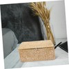 STOBAZA Bamboo Storage Boxes Lids Seagrass Wicker Baskets under Bed