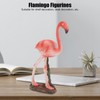 Flamingo Statue Resin Materials Vivid Real Pink Flamingo Ornament for