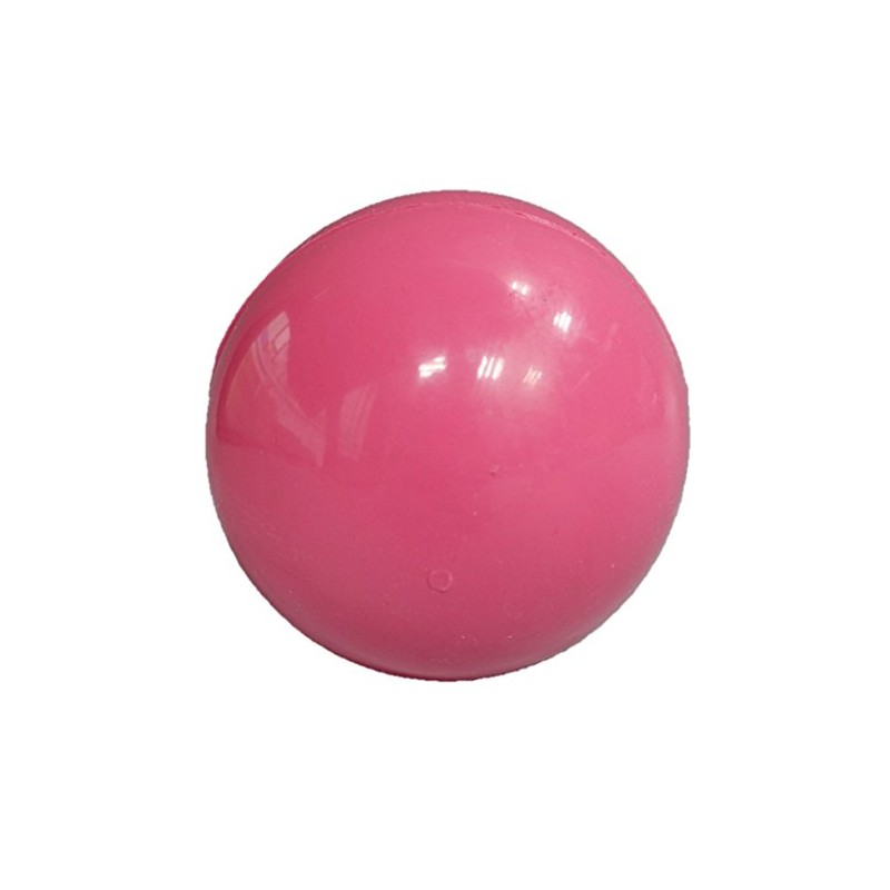 DoggyChewy Rubber Bouncy Ball Dog Toy (S) (Pink) for Small