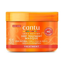 Cantu Mascarilla de tratamiento profundo con manteca de karité para cabello natural, 12 onzas