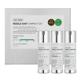 VT COSMETICS- Reedle Shot - Juego compacto de Reedle Shot 100, 300 y 700 productos para el cuidado de la piel en caja de regalo para ella (0,34 oz*3 uds./10 ml)