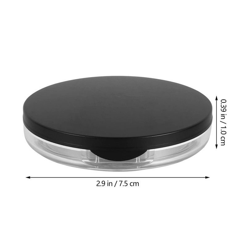 2pcs Box Loose Powder Box 5g Powder Case Mat Plastic