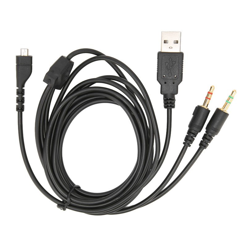 Headphone Audio Cable USB and 3.5mm Audio Jack Audio Cord