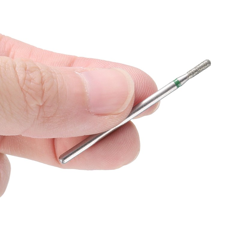 sourcing map 10pcs 100-120 Grits Diamond Grinding Bit 2mm Cylindrical