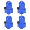 10Pcs Trampoline Enclosure Pole Cap with Screw Thumb Safety Rail